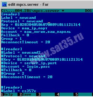 dreambox dm500-s настройка mpcs.server